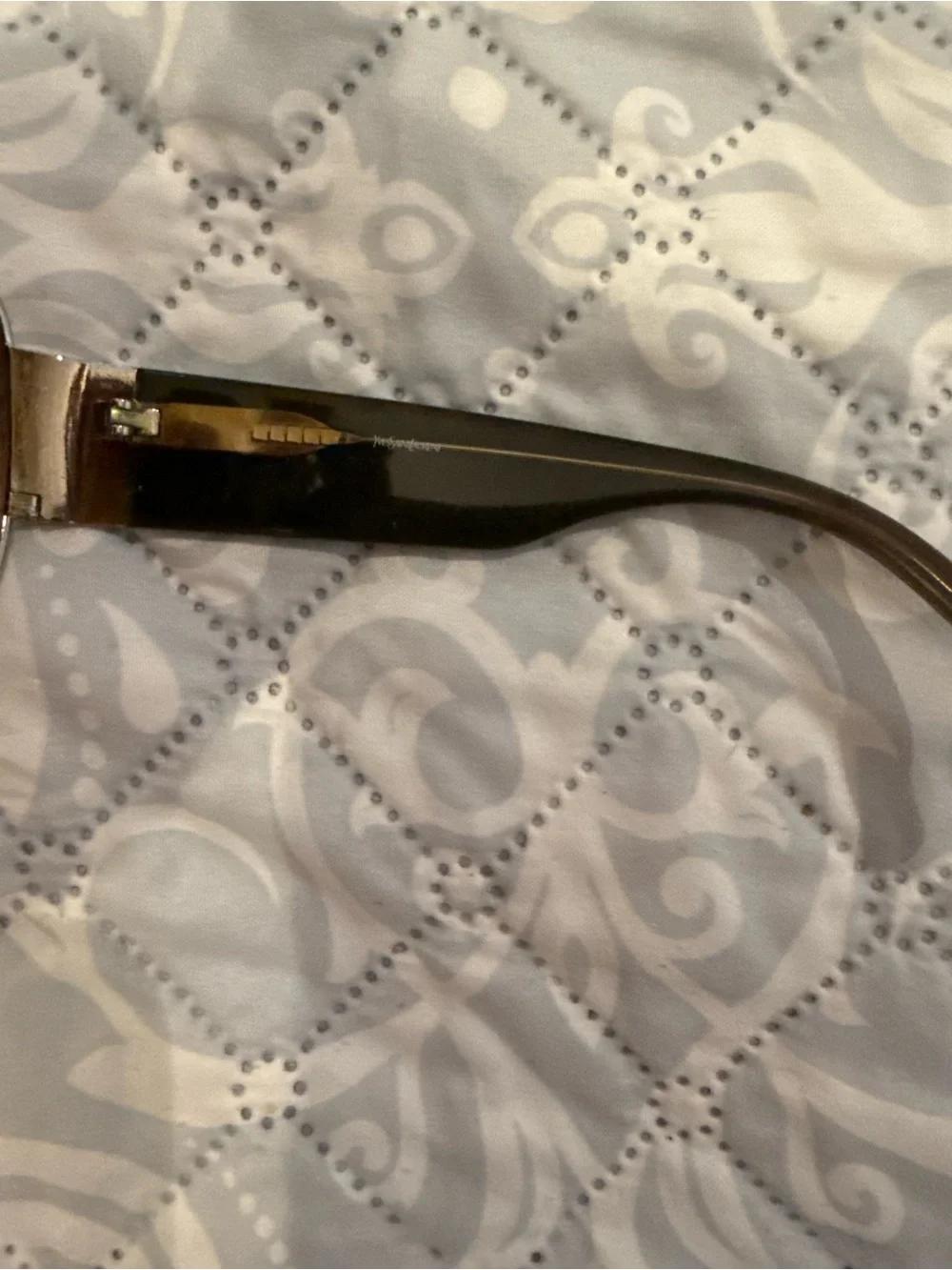 Y2K Yves Saint Laurent unisex Aviator Sunglasses - Brown Gradient Lenses